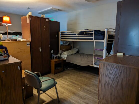 Men's Dorm Beds at Kokomo Rescue Mission